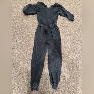 Something Navy Charcoal Knit Top